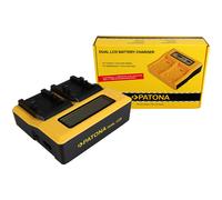 Caricabatteria professionale dual LCD per Canon PowerShot S110,S200,S230,S300