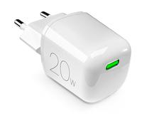 CARICABATTERIA PURO MiniPro GaN 20W USB-C da 20W, Bianco