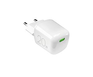 CARICABATTERIA PURO MiniPro GaN 20W USB-C da 20W, Bianco
