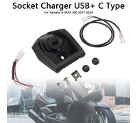 Caricabatteria rapido da 12 V con presa USB+C per Yamaha X-MAX 300 2017-2024