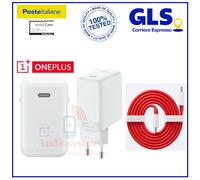 CARICABATTERIA RAPIDO da 65W ORIGINALE ONEPLUS WARP CHARGE+CAVO TYPE C / C ROSSO