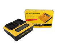 Caricabatteria rapido DUAL LCD Patona per Panasonic DMW-BCL7E