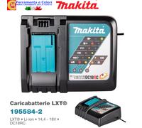 Caricabatteria Rapido MAKITA Batterie a Slitta LXT Da 14,4V e 18V 2/6AH DC18RC