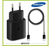 Caricabatteria rapido originale Samsung 25W + cavo di ricarica USB-C Galaxy...