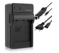 Caricabatteria (rete/auto) Compatibile con Panasonic DMW-BCG10E, BCF10E, Compatibile con Lumix DMC TZ, ZR, ZS, ZX... - vedi descrizione
