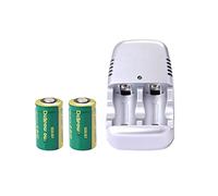 Caricabatteria ricaricabile Cr2 3V Blocco freno a disco Telemetro Patron Camera Cr123a Litio