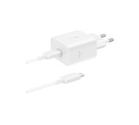 Samsung Caricabatteria Super Fast Charging 45W (con cavo) USB-C to USB-C, caricabatterie originale EP-T4511XW 45W, Bianco