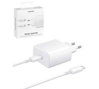 Caricabatteria Samsung 45W EP-TA845 Bianco + Cavo Type C per Galaxy Z FOLD 2/3/4