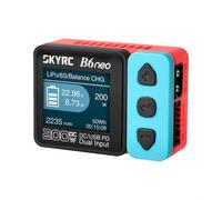 Caricabatteria SkyRC B6neo Smart Charger LiPo 1-6s 10A 200W Celeste/Rosso