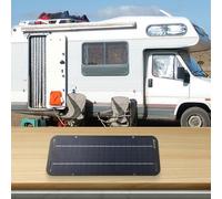 Caricabatteria Solare 12V 30W per Auto Camper Barche con Modulo di Protezione