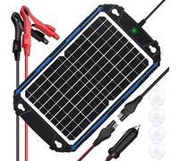 Caricabatteria solare impermeabile da 12 W e Maintainer Pro - Controller di carica MPPT intelligente integrato - 12 Watt pannello solare Trickle Kit di ricarica per auto, marine, moto, camper, ecc.