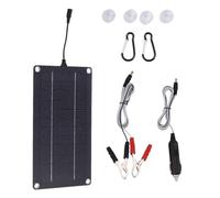 Caricabatteria Solare Per Auto, Dispositivo Di Manutenzione Della Batteria 'automobile Solare, Supporto Della Batteria Solare Impermeabile 12 V/24 V, Kit Di Ricarica Per Tenuta Del Pannello Solare