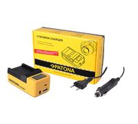 Caricabatteria Synchron LCD USB Patona per Canon EOS 100D,M,M10,M100,M2,M50