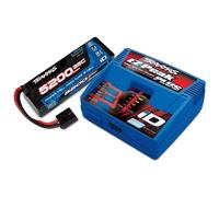 Caricabatteria Traxxas POWER PACK EZ-Peak Plus 4A versione EU + 1x ID LiPo 7,...