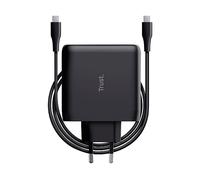 CARICABATTERIA TRUST MAXO 100W USB-C CHARG BLK da 100W, Nero