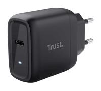 CARICABATTERIA TRUST MAXO 45W USB-C CHARG BLK da 45W, Nero