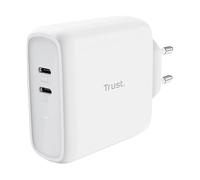 Trust Caricatore Maxo 65W 2P Usb-C Bianco