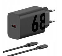 Caricabatteria Turbopower da 68 W per Motorola MC-682N USB C, cavo dati USB C, adattatore di alimentazione per Motorola Edge 50 40 30 Moto G85 G84 G82 G73 G55 G54 G53 G52 G31 G23 G22 Moto G9 G8 G7