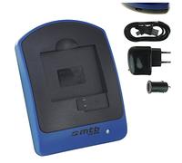 Caricabatteria (USB/Auto/Corrente) per Nilox F-60 Evo, Evo 4K // AEE Magicam S51, S60, S70... / Veho MUVI K2 / KitVision Edge HD30W