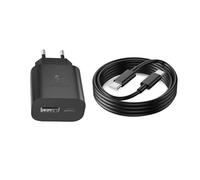 Caricabatteria USB C 25W：Caricabatteria a 2 porti (USB - C & USB - A), con 2m cavo di caricamento rapido. Ideale per Samsung Galaxy S25 - S20 Ultra, S10, A56 - A15, Tab A9+ e S10 Tablet.