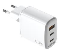 CELLY UP TC 1 USB 2 USB-C 65W WH UPTC1USB2USBC65