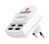 Skross 1.302422 Caricabatterie per dispositivi mobili Fotocamera MP3 MP4 Smartphone Tablet Bianco AC Interno (SKROSS Wall USB C NEW