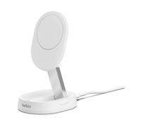 Belkin - Supporto Ricarica Wireless Qi2 15w + Alimentatore-bianco Belkin