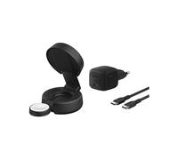 CARICABATTERIA WIRELESS BELKIN UltraCharge Pro 2-in-1 Qi2 25W, Belkin iPhone 12 e modelli successivi da 25 W, Nero