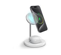 CARICABATTERIA WIRELESS SBS TEWIR2IN1QI2 Bianco