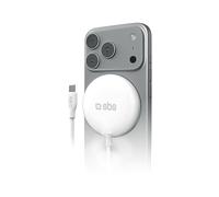 CARICABATTERIA WIRELESS SBS TEWIRQI225W Bianco