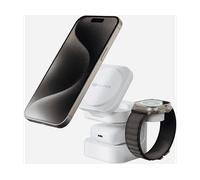 CARICABATTERIA WIRELESS TARGUS HyperJuice HJ3320WHGL Qi2 3-in-1 da 15 W, Bianco