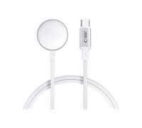CARICABATTERIA WIRELESS TECHPROTECT UltraBoost MC02, Apple Watch Serie 1, Serie 2, Serie 3, Serie 4, Serie 5 da 3 W, Bianco