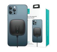 CARICABATTERIA WIRELESS USAMS US-CD159 MagneticW1 per iPhone 12, extra-sottile da 15 W, Nero