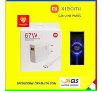 CARICABATTERIA XIAOMI ORIGINALE CON CAVO 67W FAST CHARGE TURBO RAPIDO MDY-12-EH