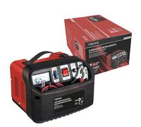 Caricabatterie 12V/24V 20-180Ah con Manometro e Fusibile-Carica Automatica | CE · RoHS · REACH · Amperometro frontale · Fusibile incluso · Scocca in PP · Cavi in PVC · Uso in interni