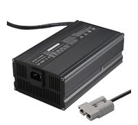 Caricabatterie 12V/24V/36V/48V/60V/72V Caricabatterie per Carrelli Elevatori da 900W con Connettore Anderson per La Ricarica di Batterie di Golf Cart E Carrelli Elevatori,36v 20a Black,Anderson 175A