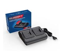 Caricabatterie 14,4-18 V 6A per Bosch Professional, Caricabatterie Doppio Compatibile con GBA, ProCORE, EXPERT EXBA e le batterie dell’alleanza multimarca AMPShare