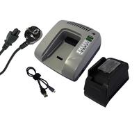 Caricabatterie 14.4V Per MAKITA DC18RC, DC18SC, DC18SD, Grigio