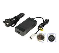 Caricabatterie 2,0A Per E-Bike Pedelec Batteria 24V Con Spina A 3 Pin