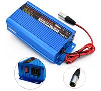 Caricabatterie 24V automatico intelligente 5A mantenitore con trickle charge e interruttore I/O, connettore XLR 3 pin per batterie AGM Gel piombo-acido auto, sedie a rotelle, barche (spina UE)