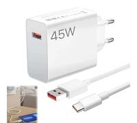 Caricabatterie 45w e cavo USB C 1, caricatore per, 6A Quick Charge Adattatore Turbo Tipo C per Poco X7 M7 Pro M6 Pad 7 6 5 K80 Pro