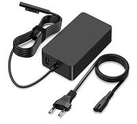 Caricabatterie 65W Compatibile con Microsoft Surface 10 9 8 7+ 7 6 5 4 3 X | Compatibile con Windows Laptop 6, 5, 4, 3, 2, 1, Go Tablet, Book 3, 2, 1, 44W, 36W