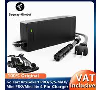 Caricabatterie a 4 pin per Ninebot S/S-MAX/Mini PRO/Mini lite 63V 2A per Go Kart Kit/Gokart PRO 4 poli connettore caricabatteria alimentazione