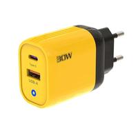 Caricabatterie A Doppia Porta, Blocco Caricabatterie A 2 Porte - Multiporta Da 12 W,Accessorio Da Viaggio, 1 TYPE-C E 1 USB, Caricatore Da Muro Per La Maggior Parte Degli