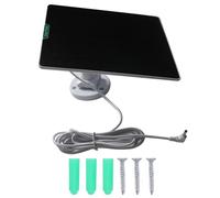 Caricabatterie a energia solare da 5 W 5 V per tutte le condizioni atmosferiche con connettori DC3.5 per fotocamere esterne superfici in PET anelli di rivestimento faretti caricabatterie solare per