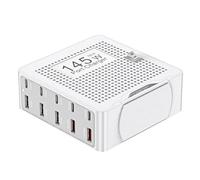 Caricabatterie a Muro USB - Adattatore di Carica Rapida Portatile - Blocco Per La Ricarica Rapida | Per Tablet Orologio Cuffie Telefono Cellulare Scrivania Viaggio Casa