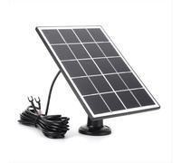 Caricabatterie a pannello solare da 20 W per videocitofono Ring, supporto regolabile a 360