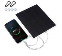 Caricabatterie a pannello solare da 20 W, resistente ai graffi e sicuro grazie alla laminazione multistrato, per auto, moto, barche e camion.