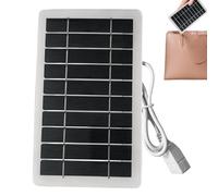 Caricabatterie a Pannello Solare - Impermeabile 2W ad Alta Efficienza,Pannello Solare per Campeggio Alimentazione di Riserva,per Escursionismo Arrampicata Viaggi Outdoor Sopravvivenza Avventura