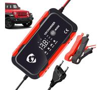 Caricabatterie a rotazione per batteria da auto 12 V, avviamento di salto della batteria per auto - Ricambi auto portatile Caricabatterie - per moto, desolfatore auto sicuro